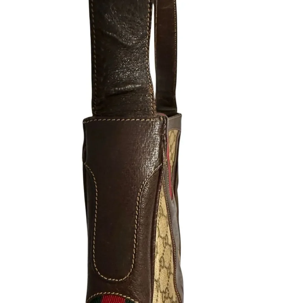 Gucci Brown and Gold Shoulder Bag - Picture 10 of 15